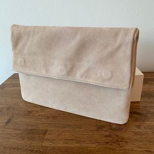 Moda Luxe Suede Clutch